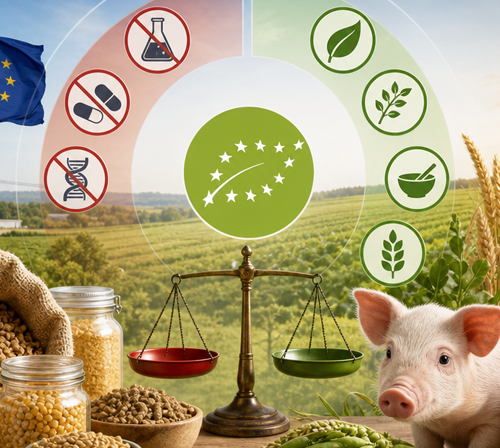 The Full Picture of EU Organic Feed Regulations: From EC 834 to the 2018 Reform — Red Lines and Positive Lists for Monogastric Rations Featured Image